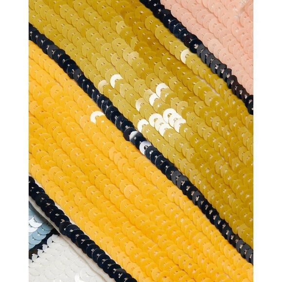 Veronica Beard Ivanna Striped Sequin Midi-Dress - Picture 7 of 7